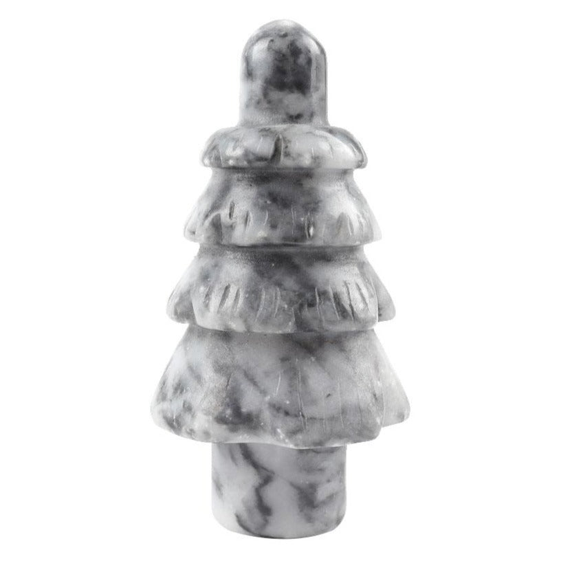 4 Inch White Marble Crystal Tree for Home Decor
