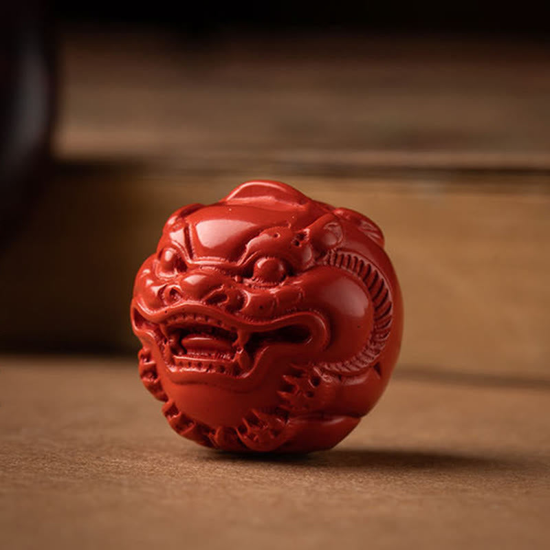 Small Leaf Red Sandalwood Om Mani Padme Hum Protection Key Chain