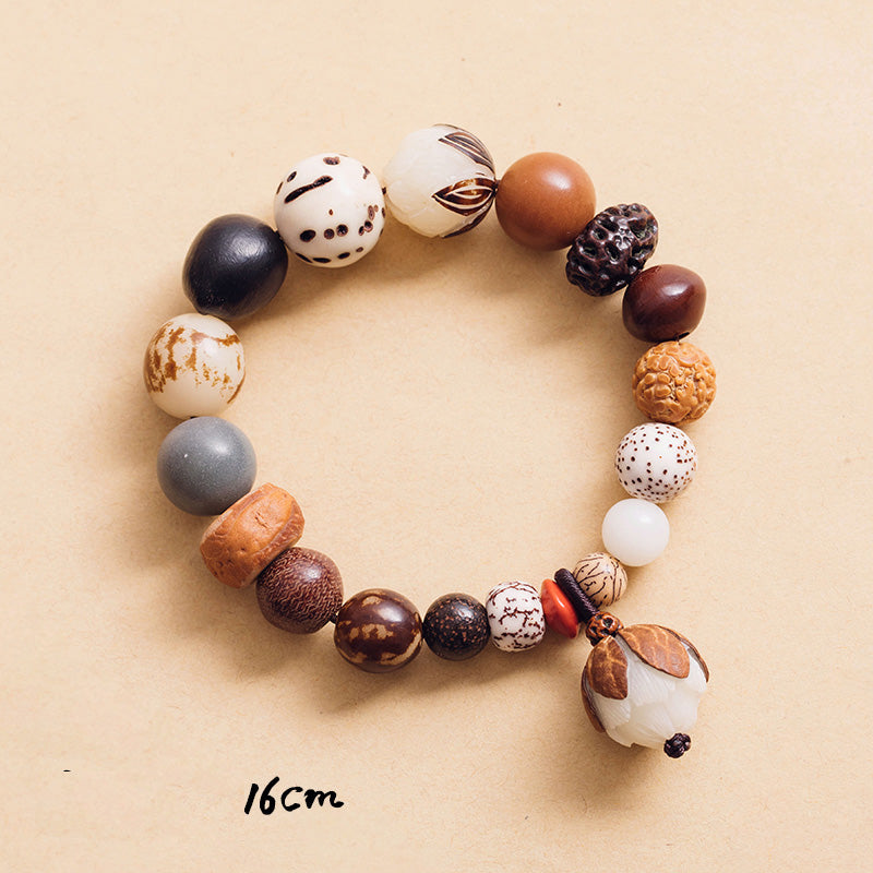 Bodhi Seed Lotus Wisdom Peace Bracelet for Spiritual Growth