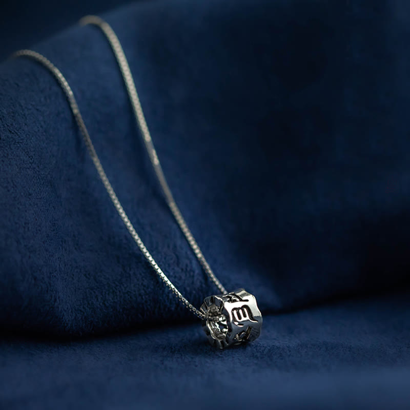 Om Mani Padme Hum Necklace | 925 Sterling Silver Pendant