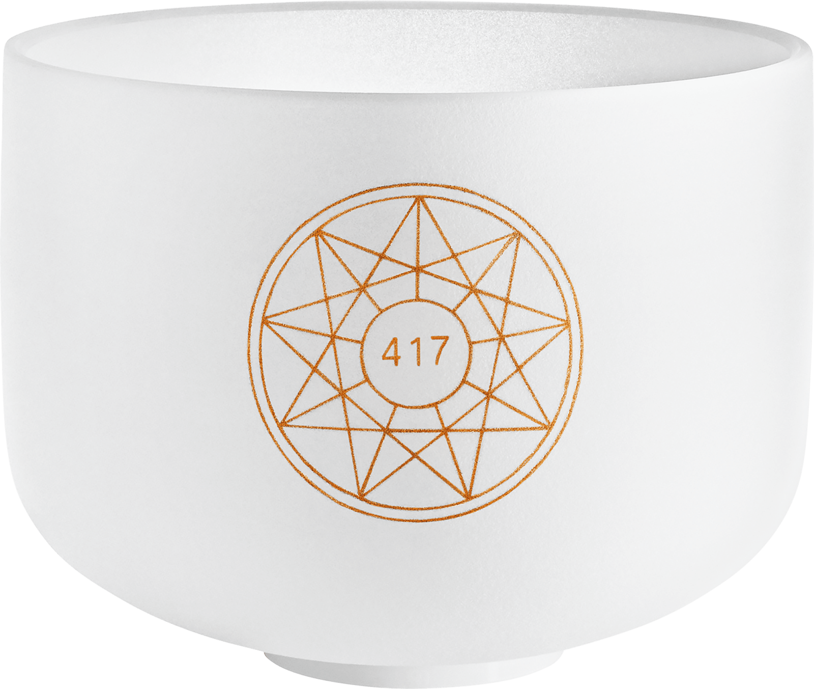 417 Hz Solfeggio 10" Crystal Singing Bowl (Re) - Change and Healing