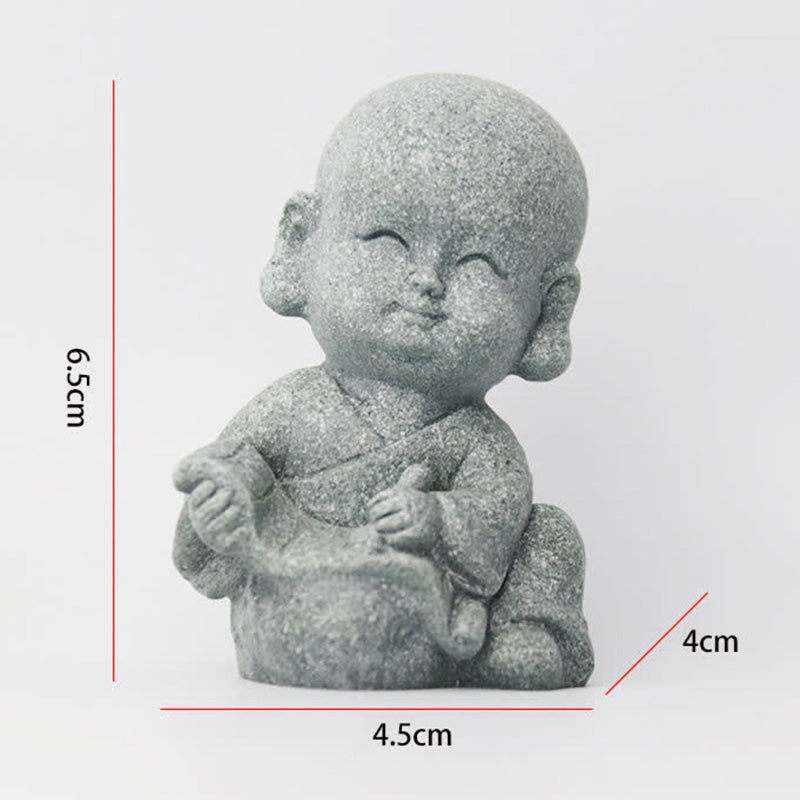 Handmade Sandstone Buddha Statue for Meditation and Serenity