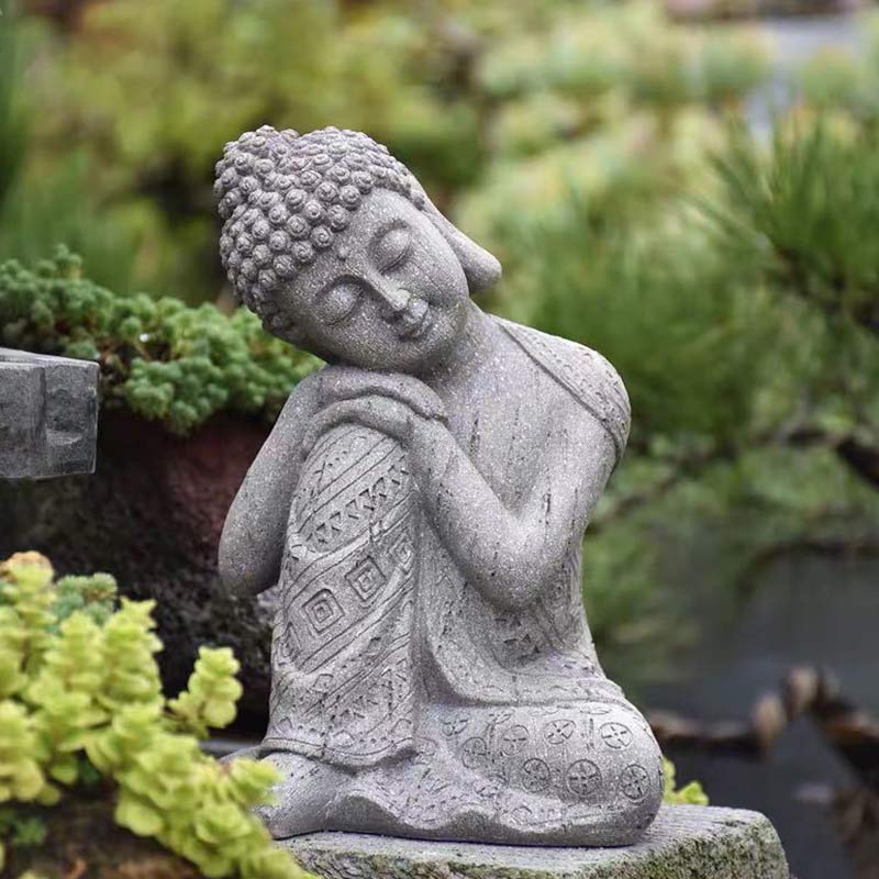 Tibetan Resin Buddha Statue for Meditation and Serenity