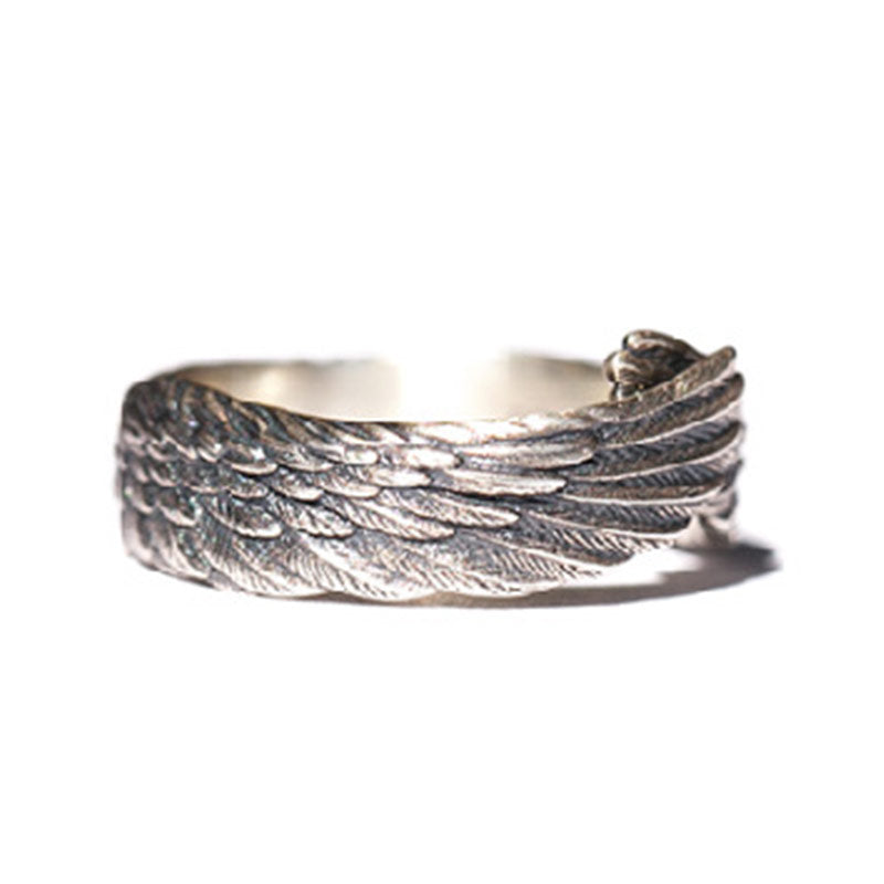 Copper Feng Shui Wing Lucky Ring for Spiritual Protection