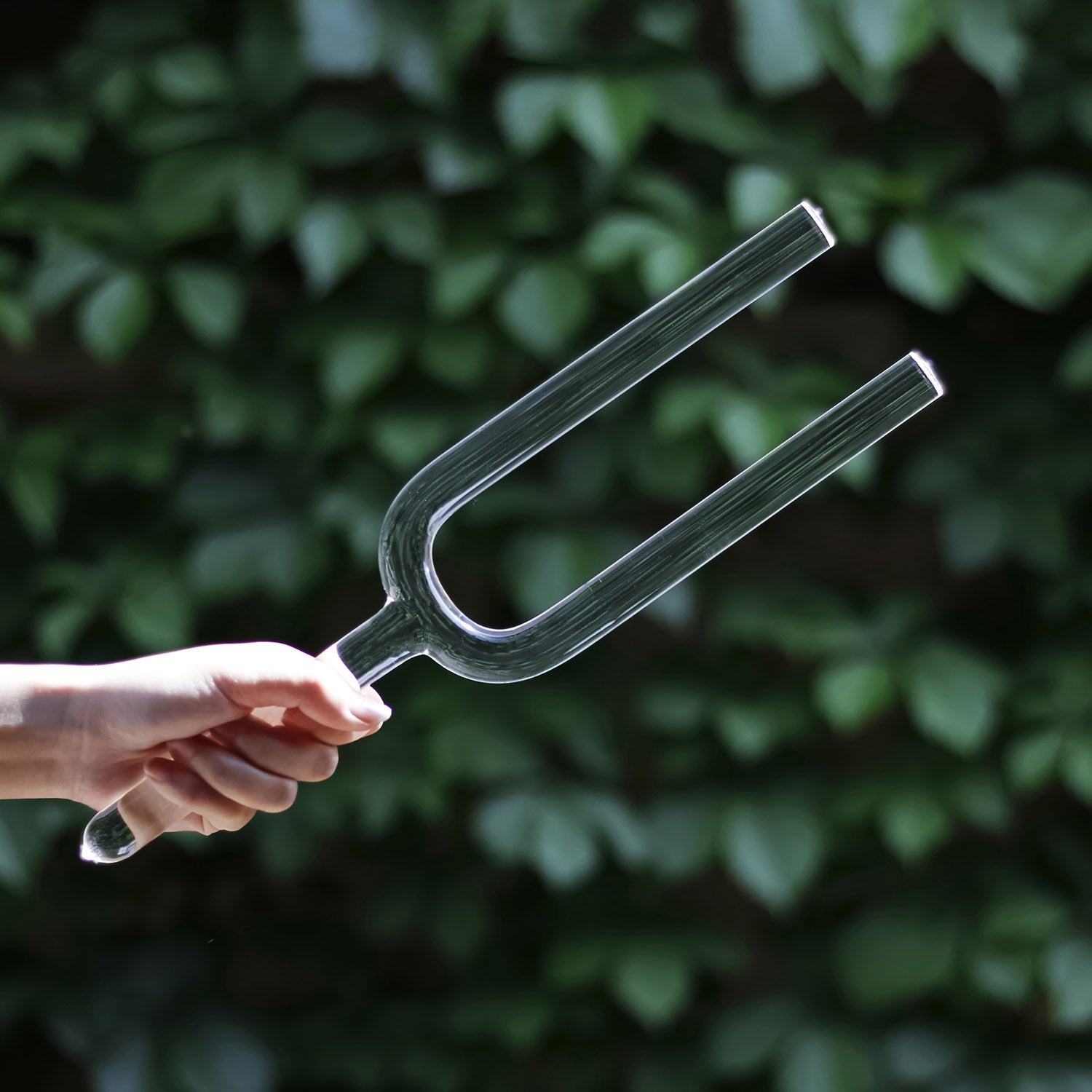 432 Hz Clear Crystal Tuning Fork for Healing