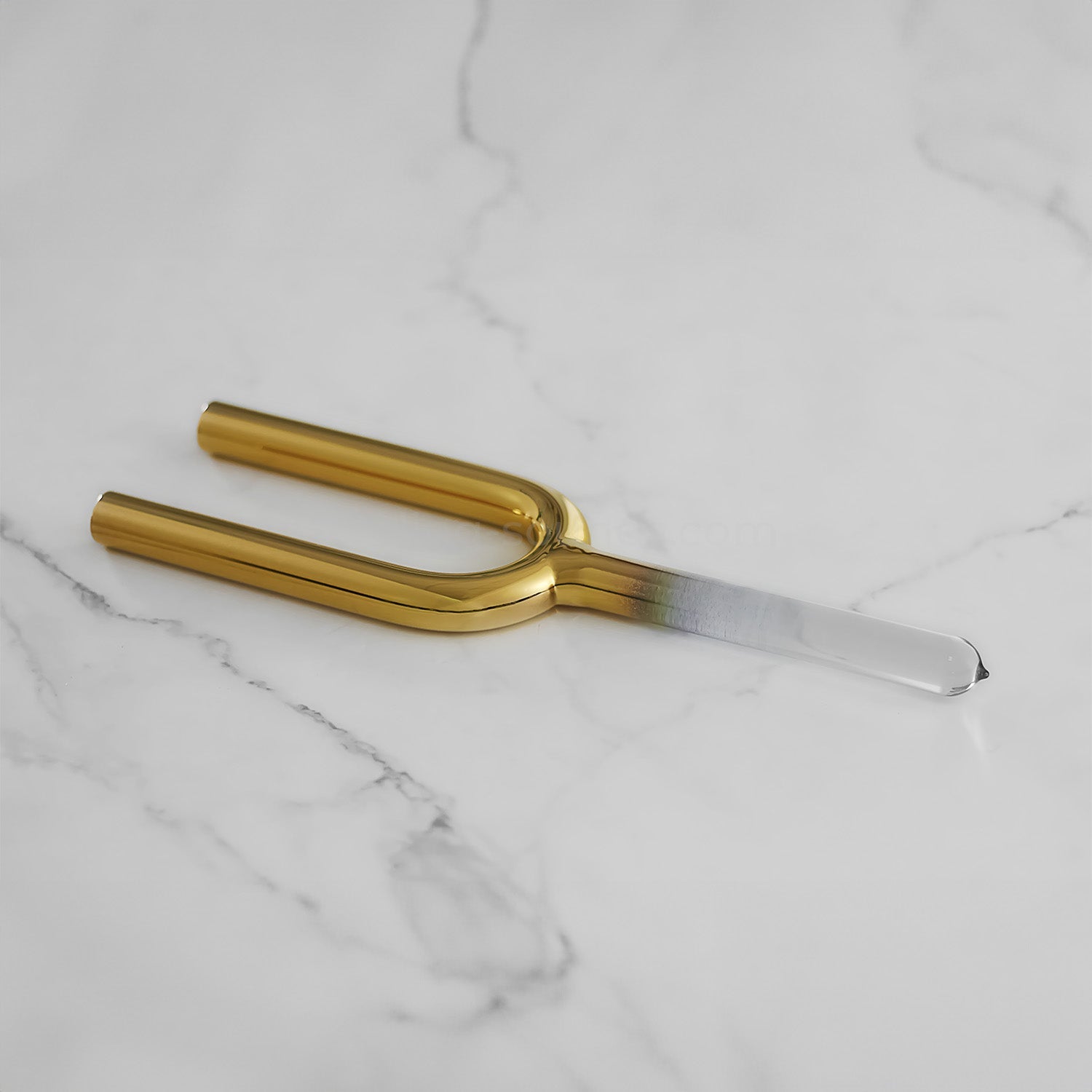 432 Hz Gold Plated Crystal Tuning Fork