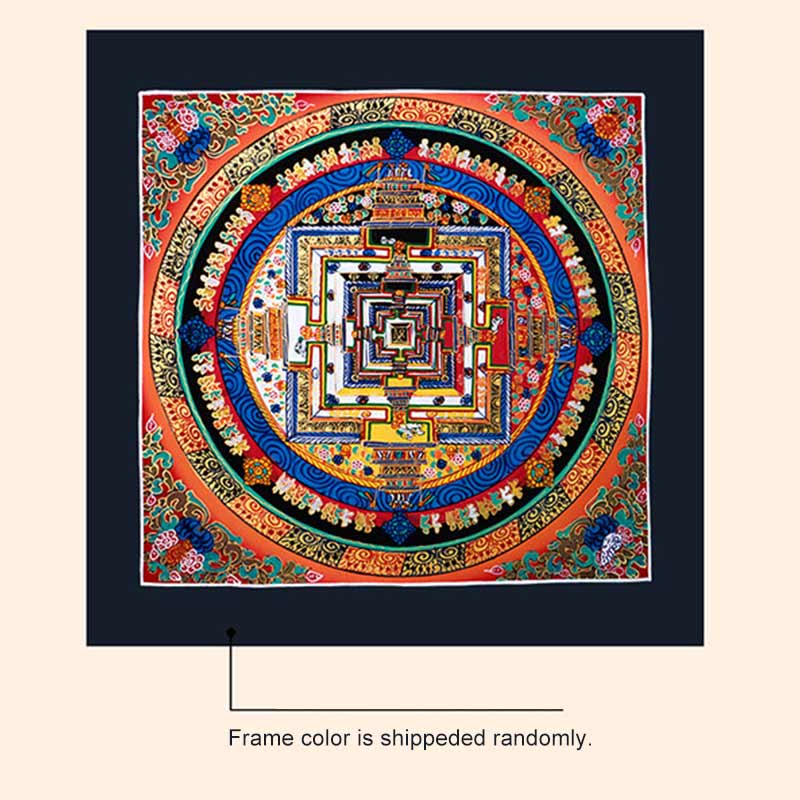 32cm Tibetan Mandala Tapestry | Handmade Spiritual Art