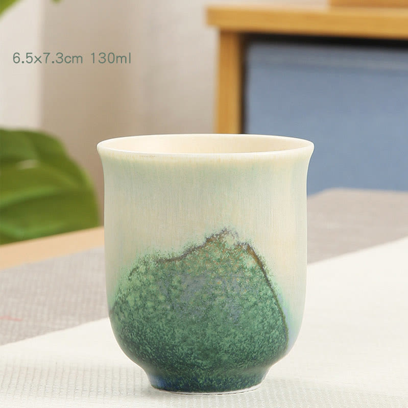Creative Green Ceramic Kung Fu Tea Cup 140ml