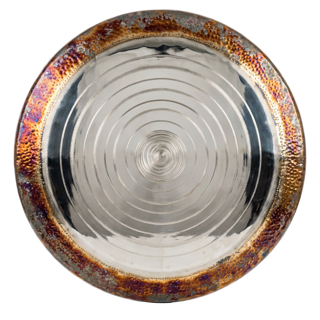 Mirror Luminous Gong Instrument for Sound Meditation