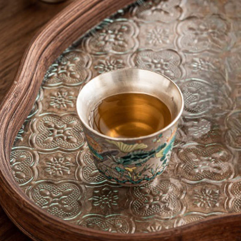 45ml Chinese Ceramic Tea Cup with Gift Box for Gongfu Ceremony