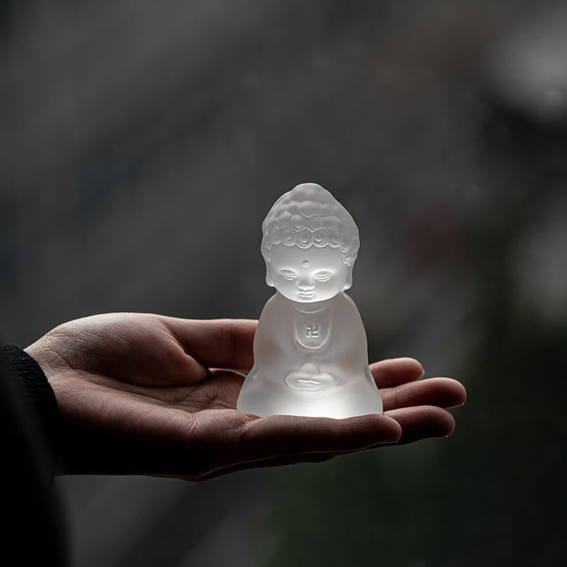 Mini Tathagata Liuli Buddha Serenity Desk Decoration