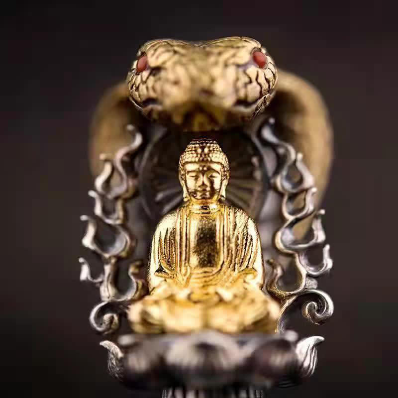 Om Mani Padme Hum Necklace | Copper Vajra Pendant Unisex