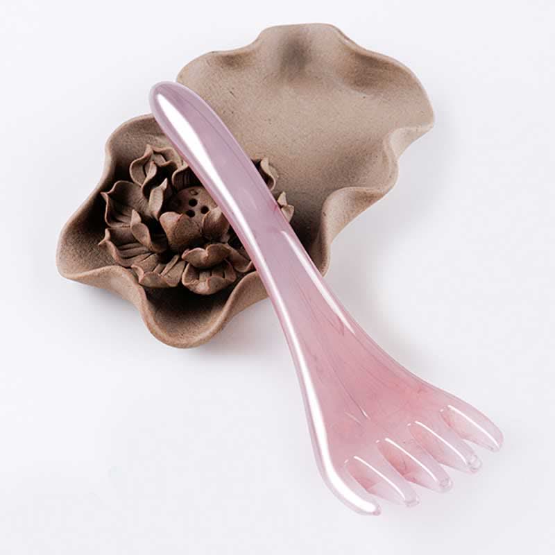 Resin Gua Sha Massage Comb for Skin Elasticity & Healing