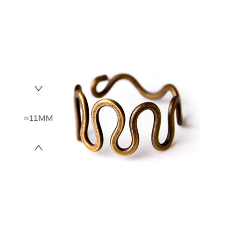 Adjustable Copper Luck and Wealth Ring | Spiritual Rings