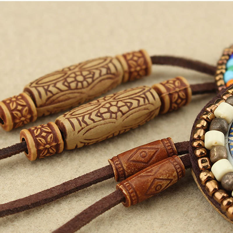 Mandala Pattern Spiritual Necklace for Creativity & Focus