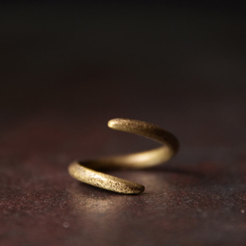 Copper Adjustable Ring for Luck and Balance | Spiritual Rings