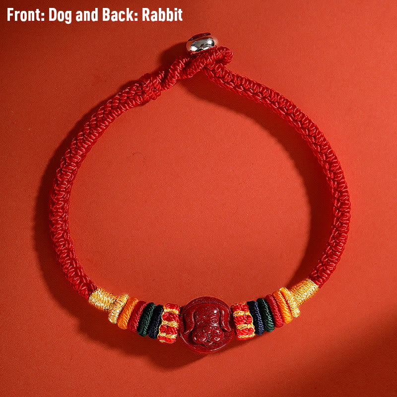 Dragon Cinnabar Bracelet 16cm | Chinese Zodiac Protection