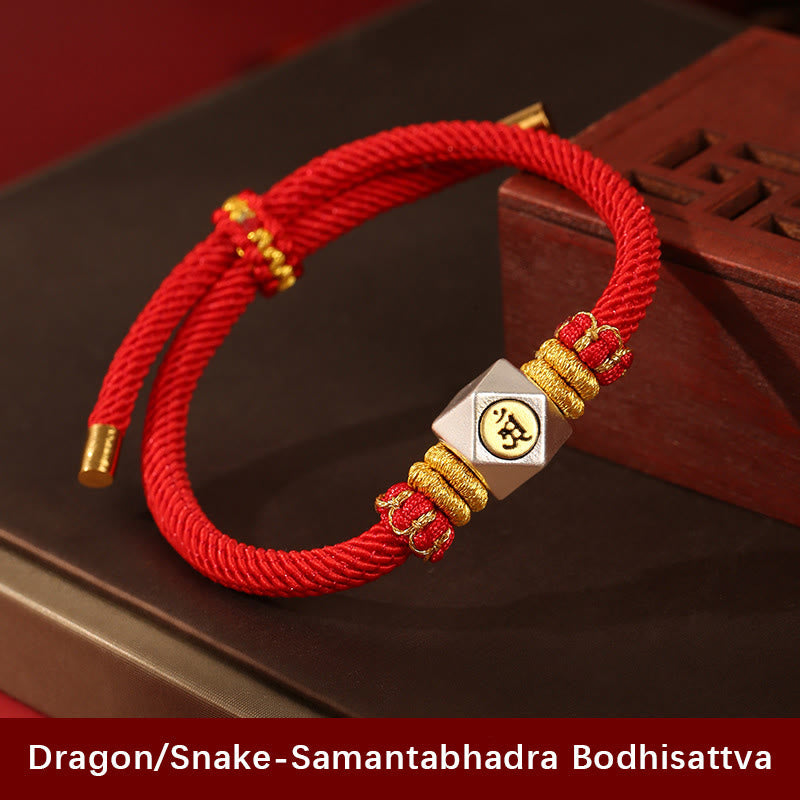 Chinese Zodiac Kids Bracelet | 999 Silver Red Rope Luck Strength