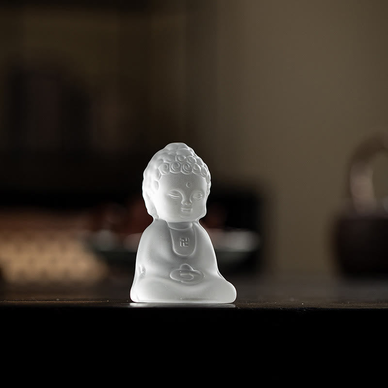 Mini Tathagata Liuli Buddha Serenity Desk Decoration