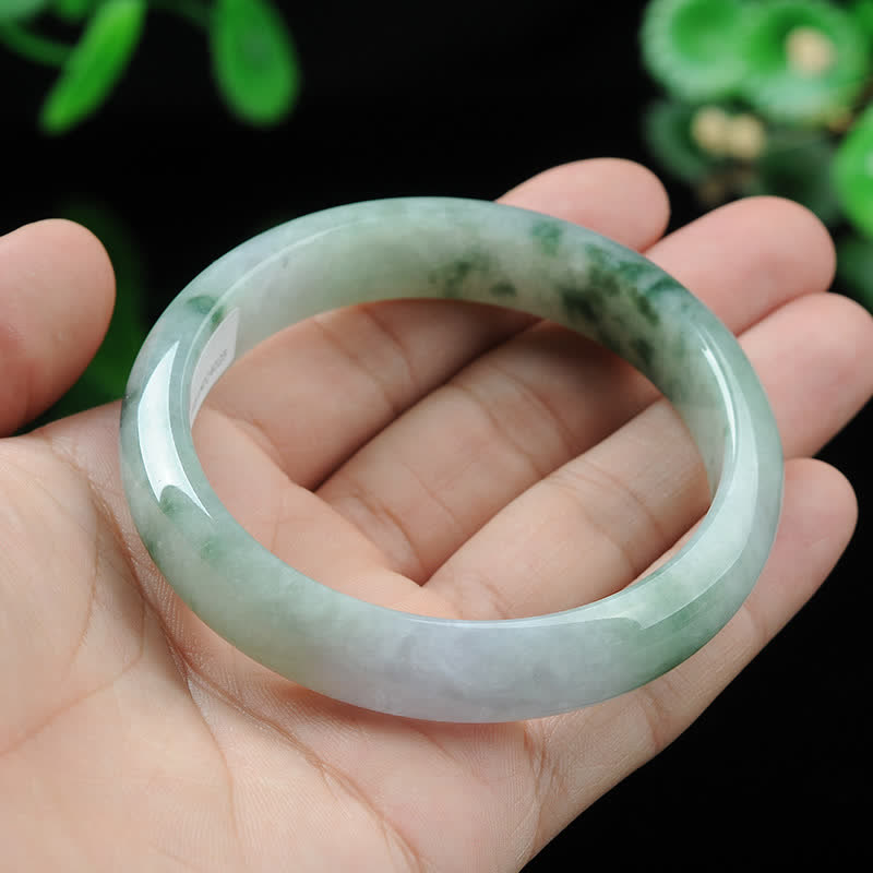 58mm Jade Luck Blessing Prosperity Bracelet