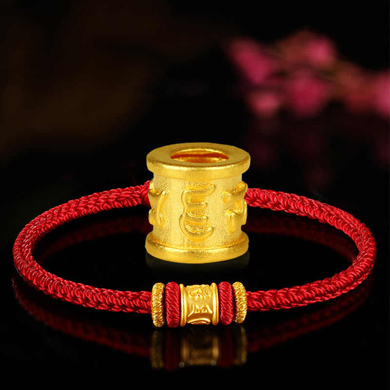 Om Mani Padme Hum Bracelet | 999 Gold & Silver Protection Rope
