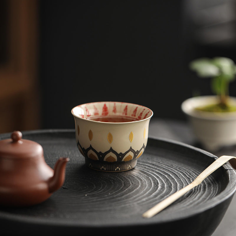 Ceramic Chinese Tea Cup 100ml Dunhuang Thousand Buddhas
