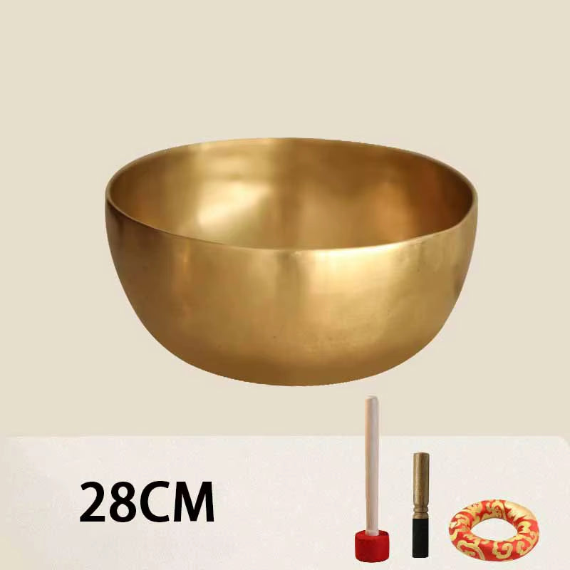 Handmade Tibetan Singing Bowl Yoga Sound Healing Therapy Percussion Instruments Nepal Singing Bowls Meditation Massage Accessory