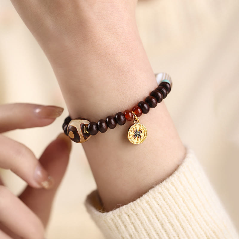 Purple Bodhi Seed Wisdom Bracelet | Spiritual Protection Bead