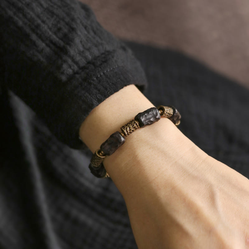 Ebony Wood Spiritual Bracelet | Calm Peace Protection