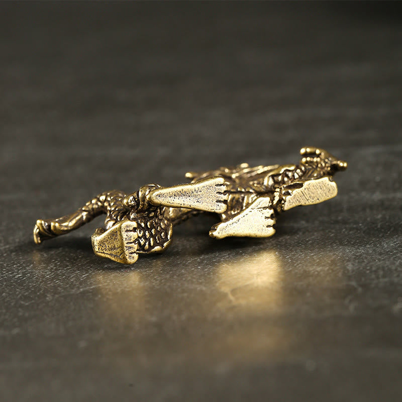 Mini Brass Dragon Home Decoration | Luck & Protection