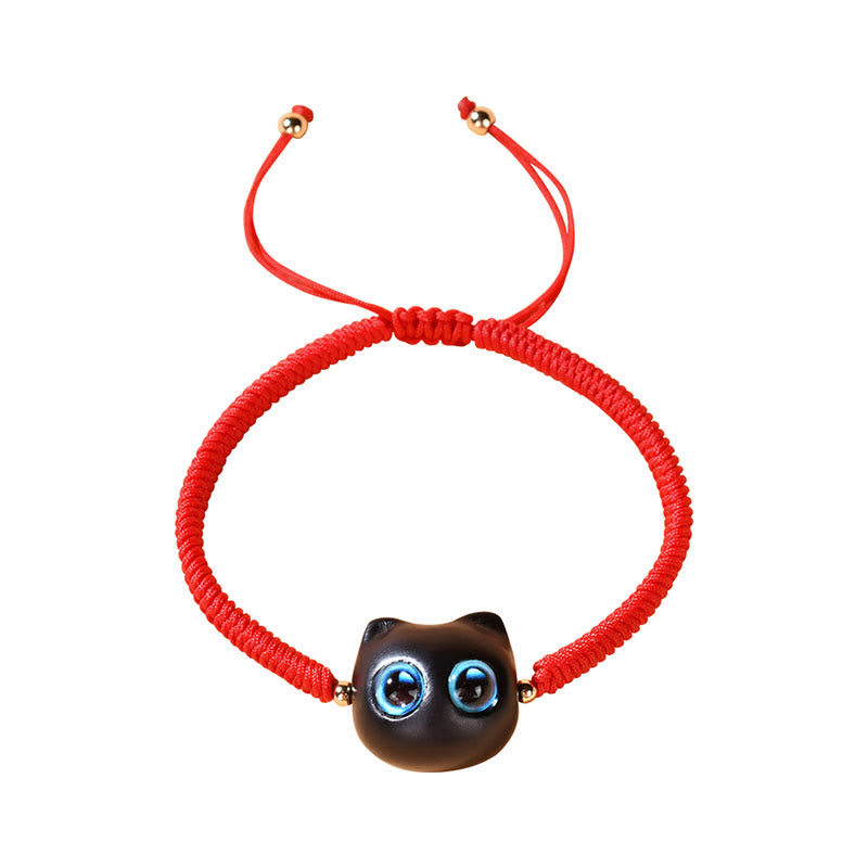 Ebony Wood King Kong Knot Bracelet for Peace and Protection