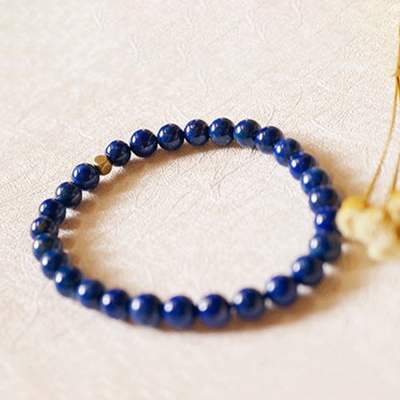 4mm Lazurite Bracelet for Self Care Practice