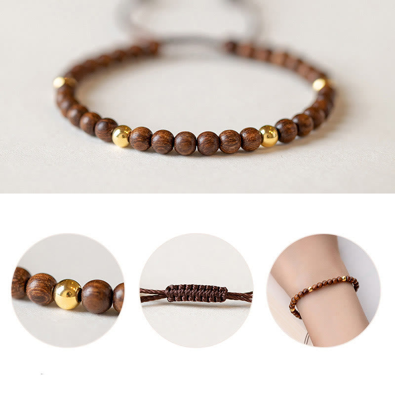 4mm Sandalwood Protection Bracelet