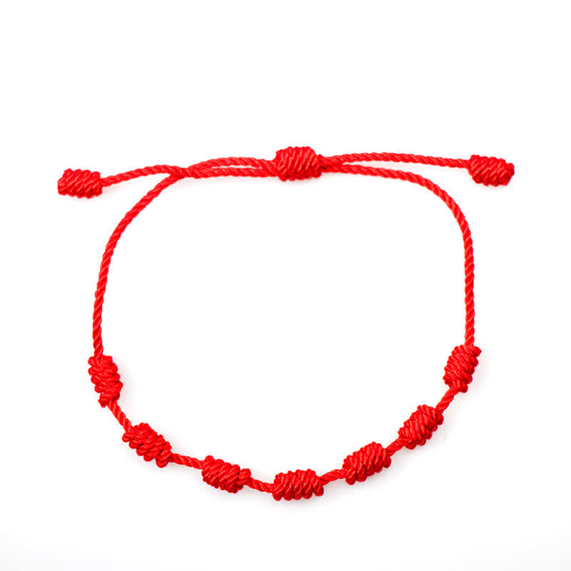 4Pcs Evil Eye Red String Protection Bracelet Set