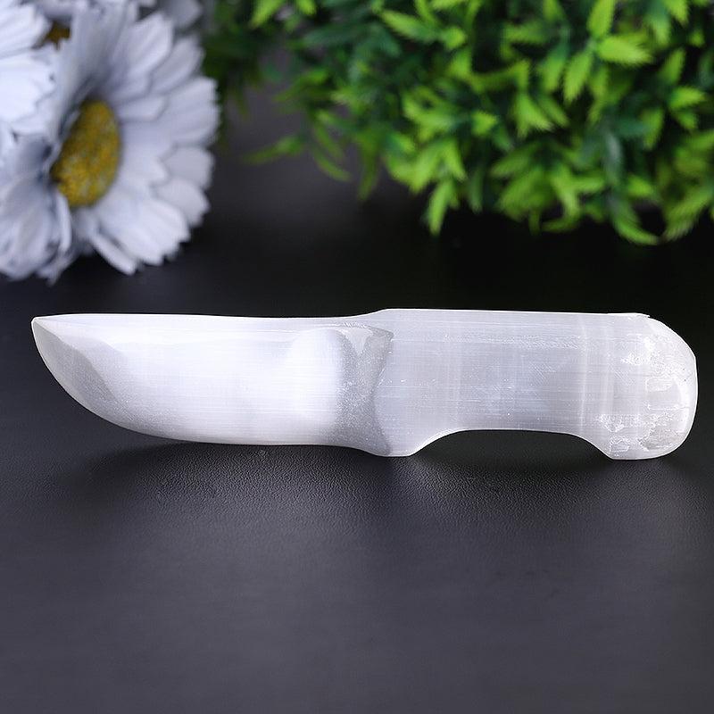 5.2" Selenite Dagger for Meditation & Spiritual Healing