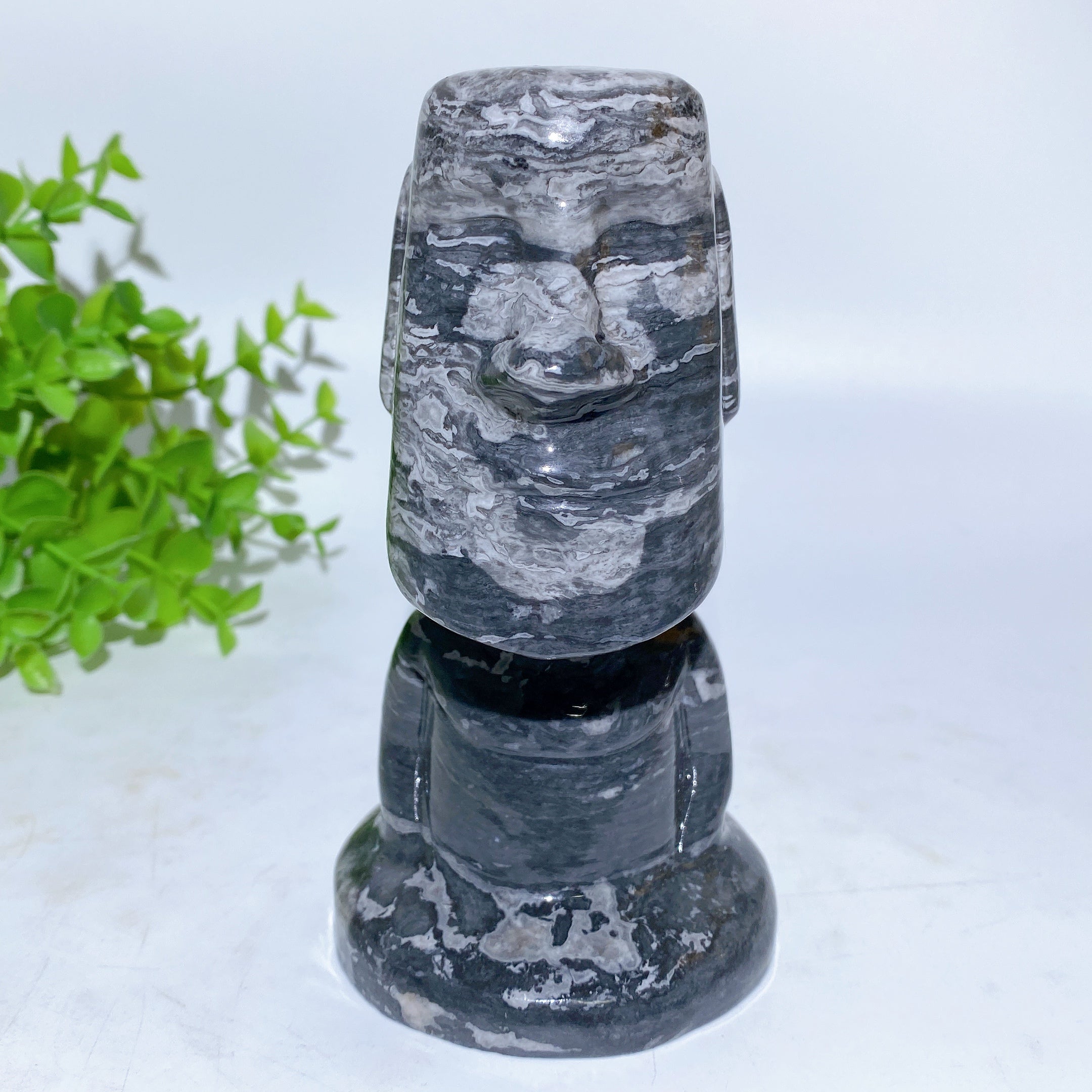 5.2inch Picasso Stone Moai Spiritual Statue