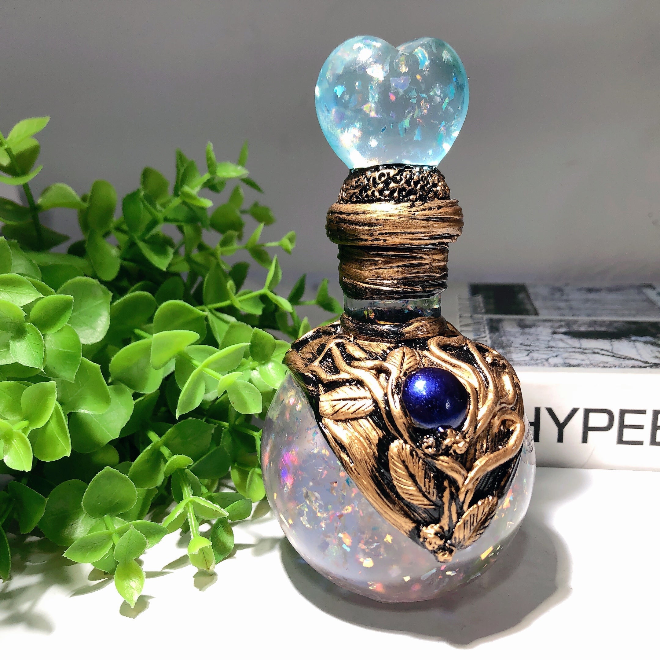 5.5 inch Resin Magic Potion Bottle for Crystal Healing