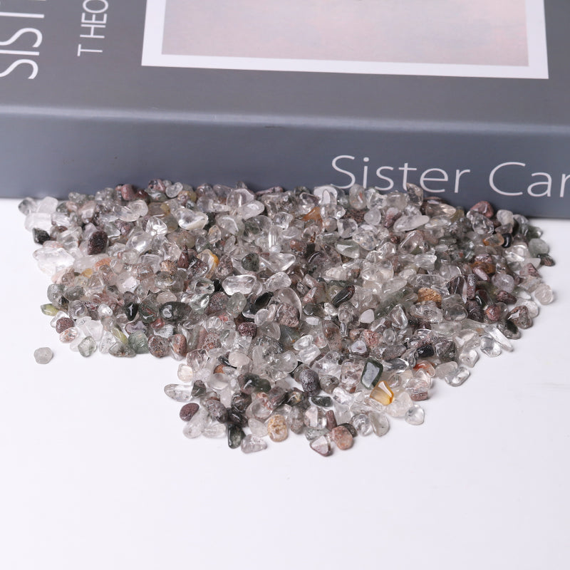 5-7mm Natural Garden Quartz Healing Tumbled Stones