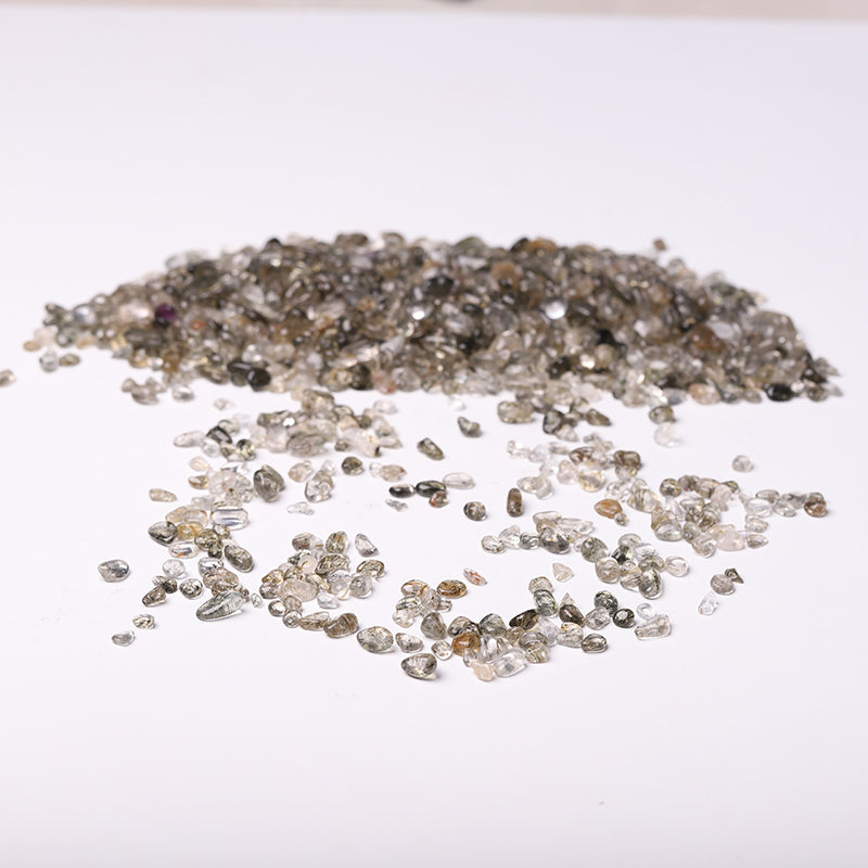 5-7mm Natural Rutilated Quartz Chips for Crystal Healing