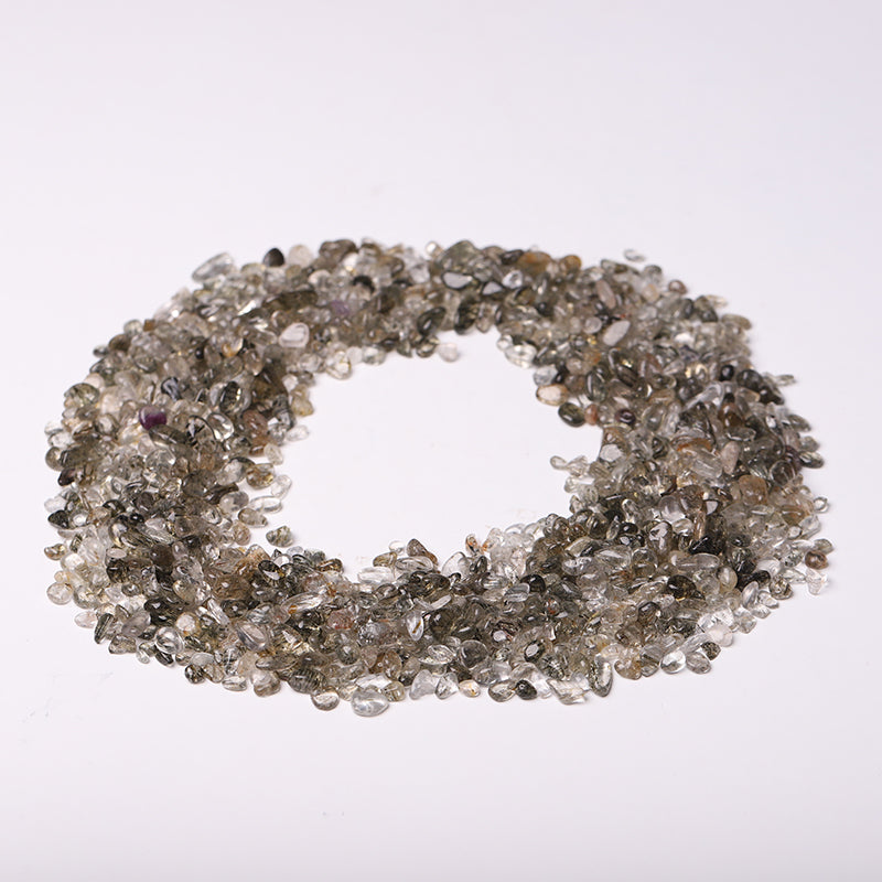 5-7mm Natural Rutilated Quartz Chips for Crystal Healing