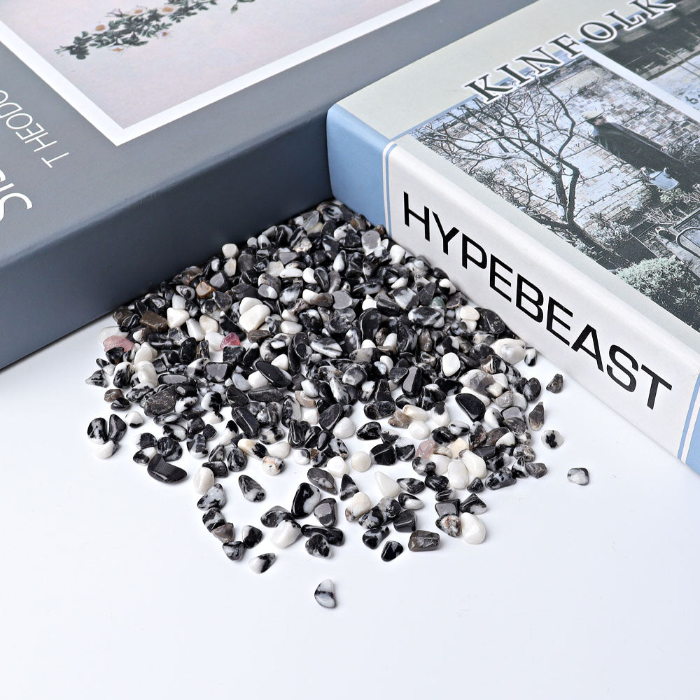 5-7mm Zebra Jasper Crystal Chips for Healing Energy