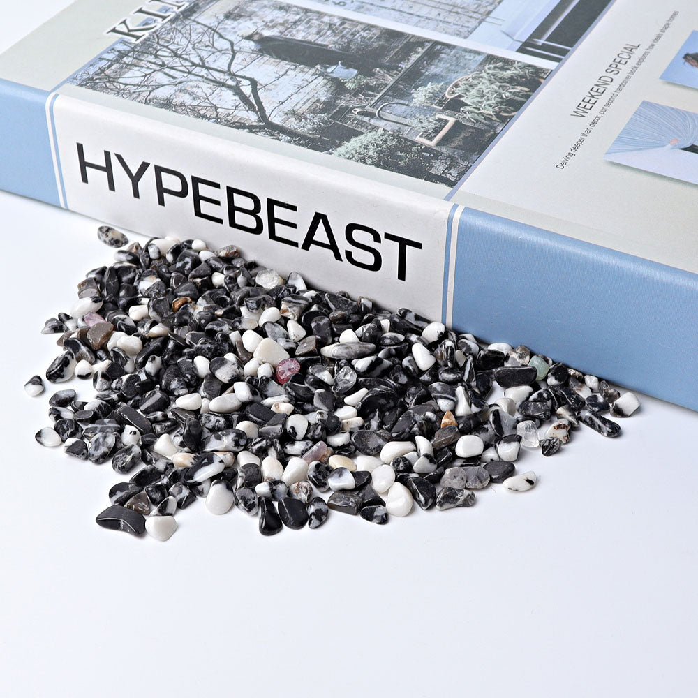 5-7mm Zebra Jasper Crystal Chips for Healing Energy