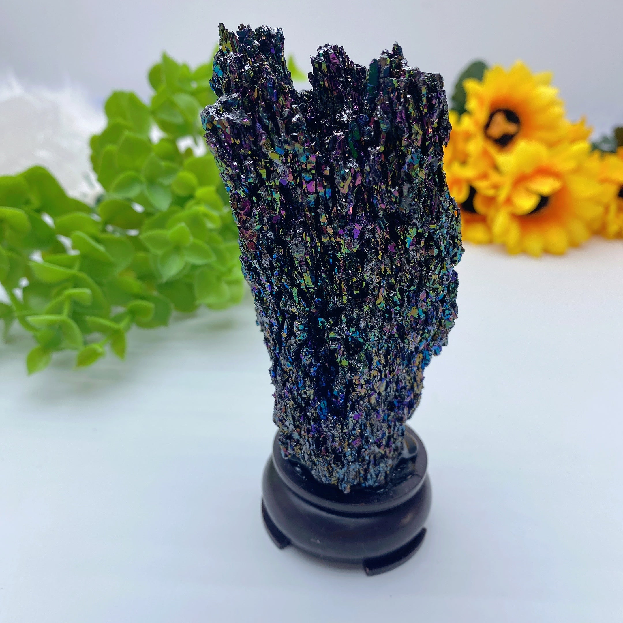 5-Inch Iridescent Silicon Carbide Free Form Crystal