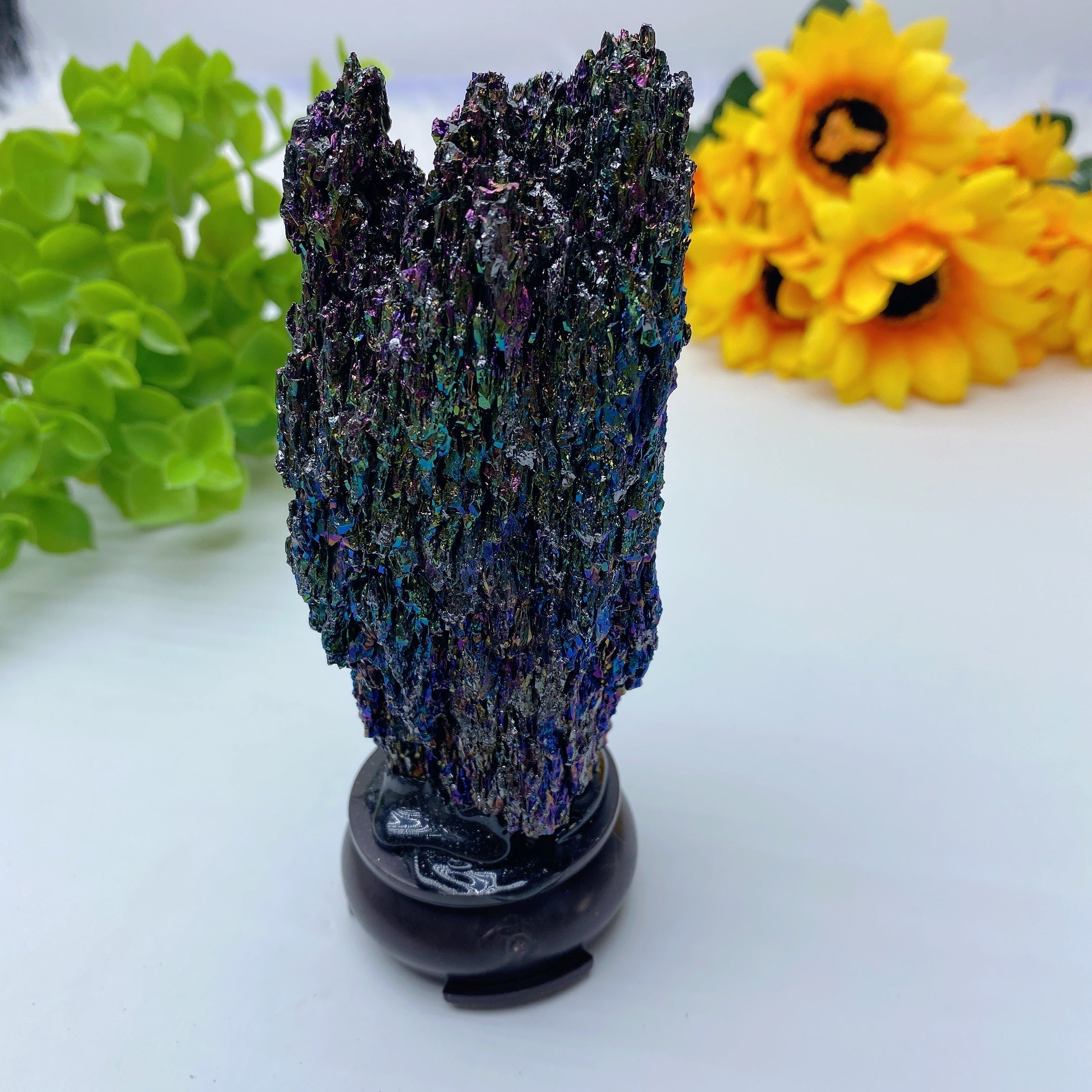 5-Inch Iridescent Silicon Carbide Free Form Crystal