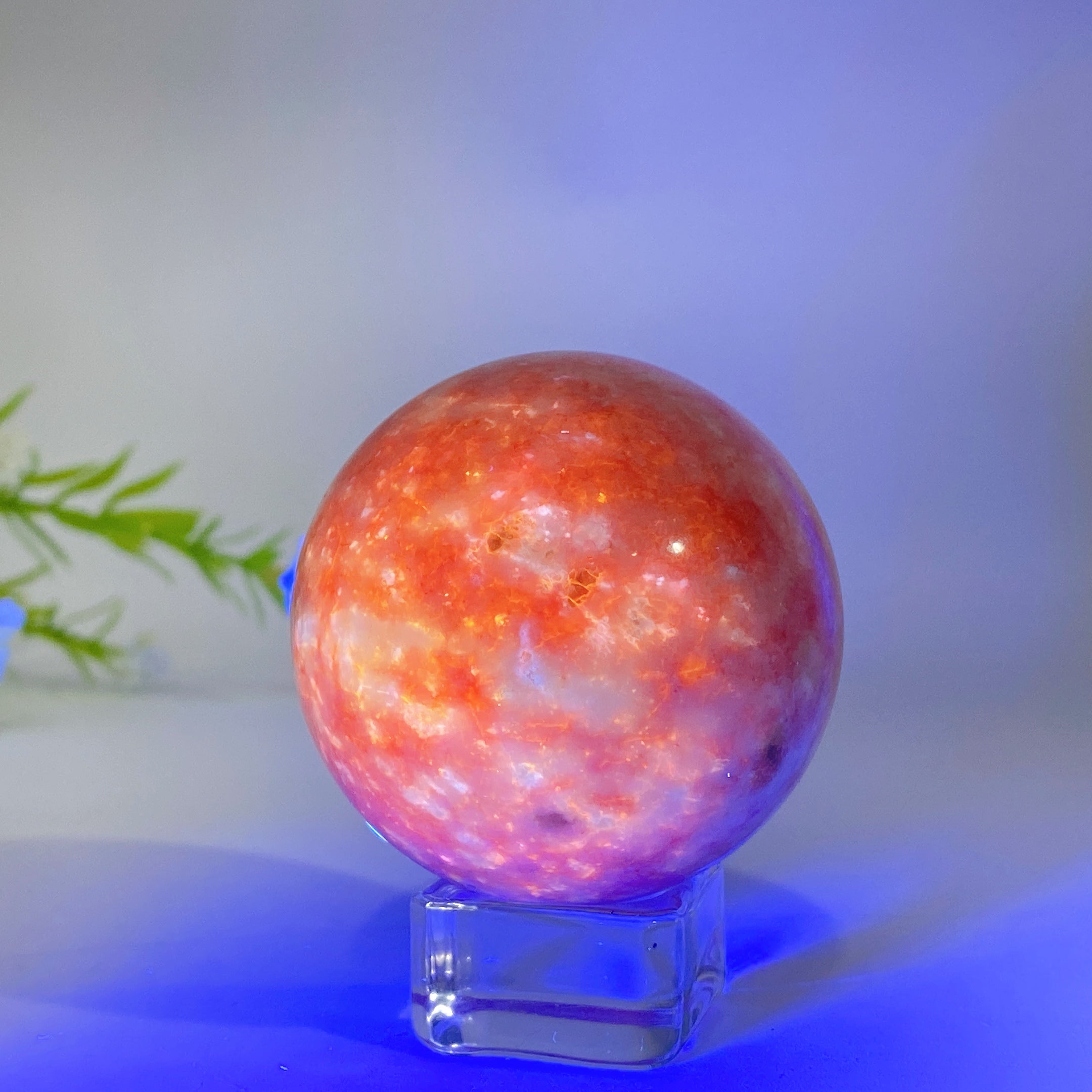 50mm Zoisite UV Reactive Crystal Sphere for Healing