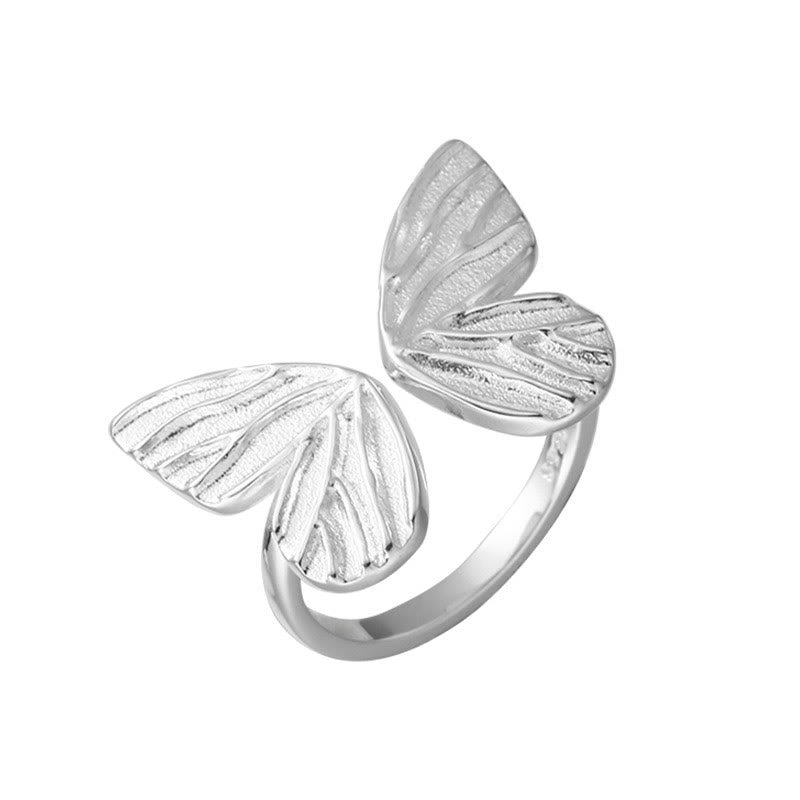 925 Sterling Silver Butterfly Love Freedom Spiritual Ring