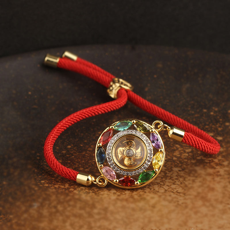 Copper Zircon Wealth Luck Bracelet Necklace | Spiritual Jewelry