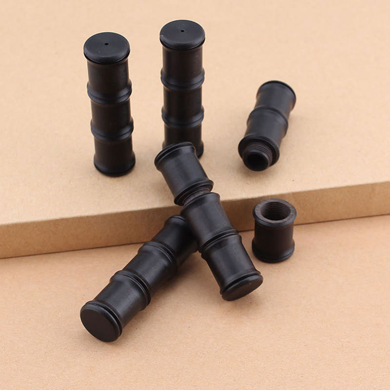 Ebony Wood Spiritual Necklace with Bamboo Ghau Prayer Box
