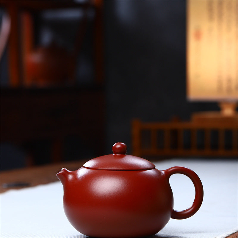 Vintage Purple Clay Xishi Teapot 240ml for Zen Decor