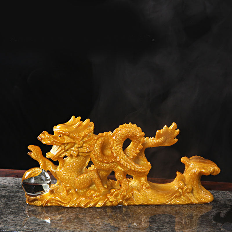 Year of the Dragon Resin Figurine | Spiritual Luck Statue